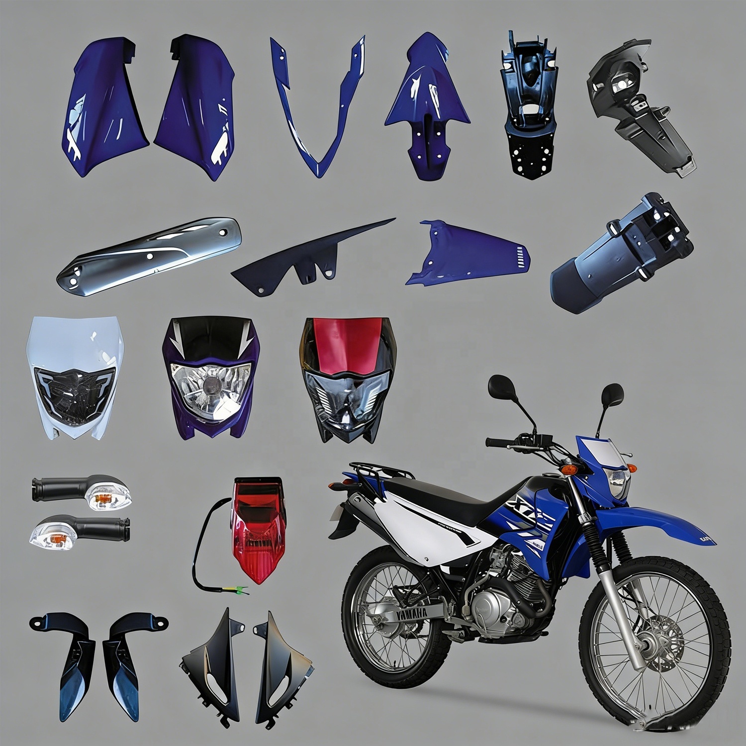 Motorcycle Accessories for YAMAHA XTZ125 XTZ150 Exterior Plastic
