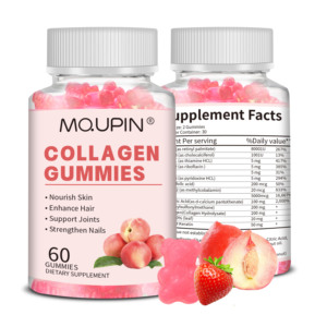 Gomitas de Colágeno de Durazno 2026, Vitaminas de Belleza con Sabor a Fruta, para Piel, Cabello y Uñas, Apoyo al Bienestar Diario, 60 Unidades - Product Image 3