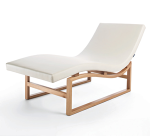 Mobilier d'extérieur de <span class=keywords><strong>luxe</strong></span> lit de repos en bois lit de spa chaises longues patio plage chaise longue pour cour extérieure chaise longue de détente - Product Image 2