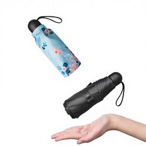 Sombrilla Manual Tipo Cápsula para Mujer, Protección UV, Resistente al Viento, Doble Uso, Ultraligera, Plegable, para Lluvia, Regalos Empresariales, Venta al Por Mayor - Product Image 1
