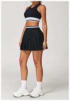 Ensemble de jupes de tennis pour femmes de haute qualité, vêtements de sport pour femmes, vêtements de tennis, jupes de tennis personnalisées à séchage rapide, vêtements de gym