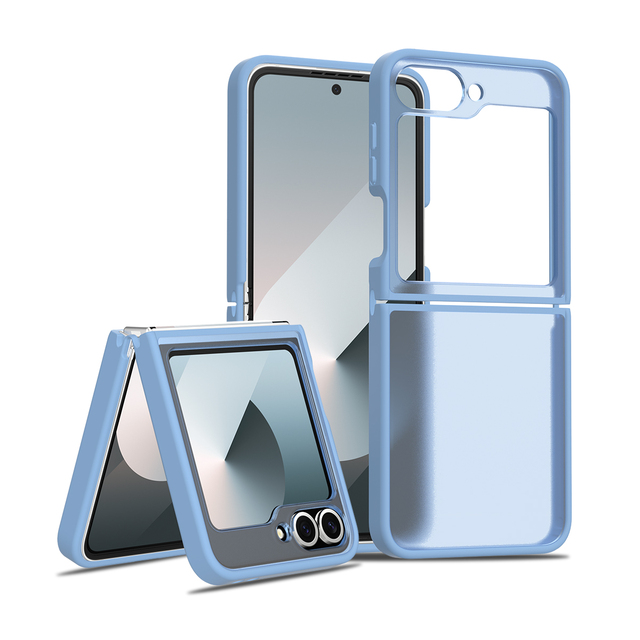 For Galaxy Z Flip 6 Matte Mobile Phone Cases High-end Shockproof Frosted Phone Case for Samsung Z Flip 4 5 6