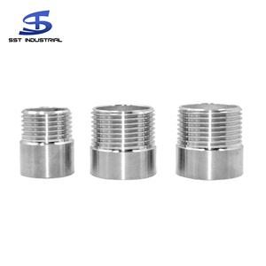 อะไหล่เครื่องทำความร้อน 304 321 ข้อต่อท่อสแตนเลส ข้อต่อแบบเชื่อม ข้อต่อเกลียว สแตนเลส - Product Image 5