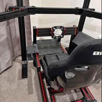 Kit complet de simulateur de course personnalisé, cockpit de simulateur de course, base 4080, profil en aluminium pour simulateur de course, support de simulateur