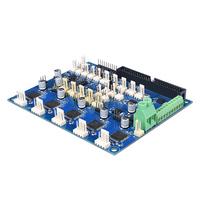 Pièces d'imprimante 3D Carte d'extension clonée Duex5 Contrôleur avec pilote de moteur pas à pas TMC2660 Compatible avec thermocouple PT100 VS Duet 2 Wif