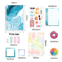 Kit de papeterie pour journal A5 personnalisable à imprimer soi-même, style artisanal, cadeau pour enfants et adultes