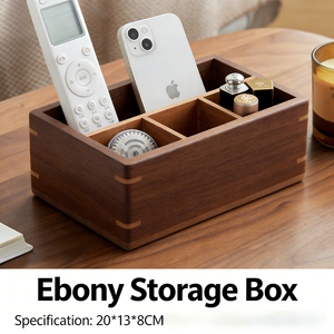 Organizador de Almacenamiento de Madera Maciza Directo de Fábrica, <span class=keywords><strong>Caja</strong></span> Base para Guardar Objetos - Product Image 1