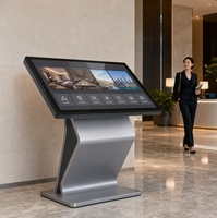 Affichage numérique sur écran tactile Android Windows avec logo personnalisé, kiosque sur pied pour les centres commerciaux