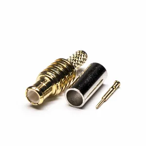 Push-in Straight MCX Connector Male Crimp for RG316 Cable