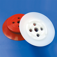 Ventouses à vide en caoutchouc silicone haute température de série P, de qualité industrielle, pour équipements de construction, actionnées par des actionneurs HQK