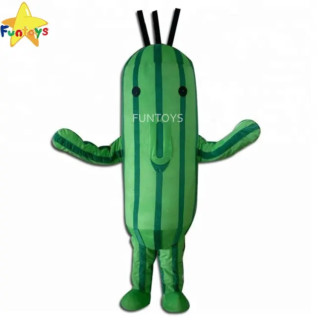 Funtoys personaliza figuras de mascote de bonecas de pepino para adultos, cosplay de desenhos animados para festas de aniversário de Halloween