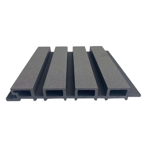 แผ่น<span class=keywords><strong>ผนัง</strong></span>ไม้เทียม WPC สำหรับ<span class=keywords><strong>บ้าน</strong></span>สวน ทนทานต่อสภาพอากาศ ใช้ภายนอกอาคาร พร้อมแผ่นบังแดดและแผ่นระแนง - Product Image 1