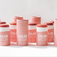 100% biodégradable recyclé personnalisé écologique cylindre Push up baume à lèvres Tube noir déodorant papier baume à lèvres Tube emballage