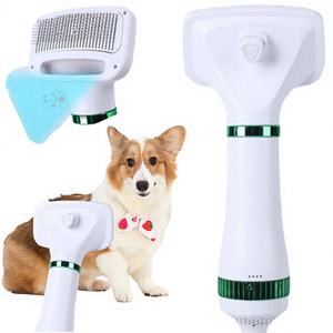Cepillo Secador de Pelo para Mascotas 2 en 1, Ecológico y de Lujo, con Batería, con Peine de ABS y Acero Inoxidable para Perros y Gatos - Product Image 1
