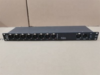 Répartiteur de lumière de scène Neutrik DMX à 8 voies Commutateur manuel Amplificateur de signal à 8 canaux Distributeur DMX avec 8 canaux