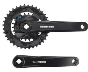 Shimano Altus FC-MT101/M315 MTB Square Alloy Hole Crankset for Mountain bike Road Bike Crank Set Chainwheel parts