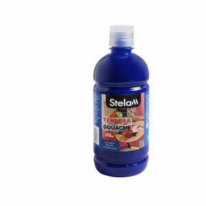 Juego de pintura de acuarela Gouache azul ultramarino de 500ml de grado profesional para artistas para lienzo papel vidrio-viene en caja de embalaje - Product Image 2