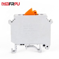 CHFRPU UK5-MTK-P/P 4 mm2 Kfz-Trenn verbinder Messersc halter DIN-Schienen schraube Klemmen block für Tests