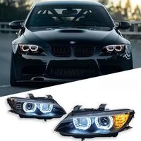 Phares améliorés E92 E93 pour BMW Série 3 M3 2006-2012, phares LED 330i 335i DRL, phare HID modifié, Angel Eye Bi Beam