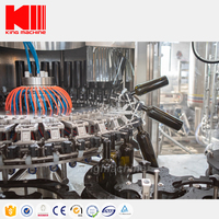 Machine automatique de remplissage et de capsulage de bouteilles en verre Trun-key pour eau vin whisky vodka liqueur