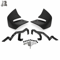 Pour Kawasaki Z650 2020-2026 Kit Aile Fixe Aéro Dynamique Carénage Latéral Moto Naked Noir Brillant Carbone Nouveauté Très Populaire