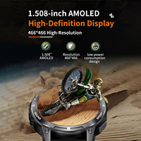 SENBONO NX18PRO AMOLED HD Großbildschirm GPS-Kompass Outdoor-Sportuhr Schlaftracker IP68 Wasserdicht Fitcloudpro 5-10