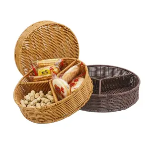 baby wäsche bambus lebensmittel make-up gewebt picknick rattan weide kunststoff geschenk behälter küche schuh organizer boxen vorratskorb