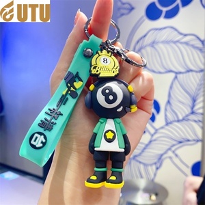 Sáng Tạo tinh tế bil-liard cặp vợ chồng bida Quà Tặng âm thanh nổi búp bê xe Mặt dây chuyền phim hoạt hì - Product Image 3