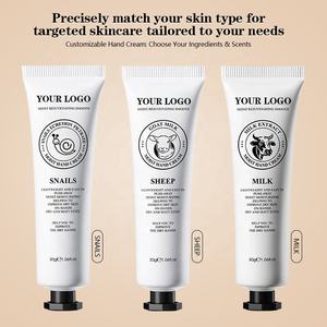 Crème pour les mains à la mucine d'escargot miniature en gros, soin de la peau de haute qualité, réparation, lotion hydratante, peau très sèche, acide hyaluronique, OEM - Product Image 6