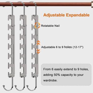 Wholesale Good Price Magic Space Saving <b>Single</b> Tier Heavy Iron <b>Wardrobe</b> Organizer Multifunctional Cleaning Clothes Hangers - Product Image 2