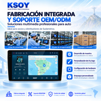 KSOY-12 Lecteur DVD de voiture Radio de voiture Universel Android 16/9 pouces 10 pouces 12+256 Go Carplay sans fil Android Auto Reproductor De Carro