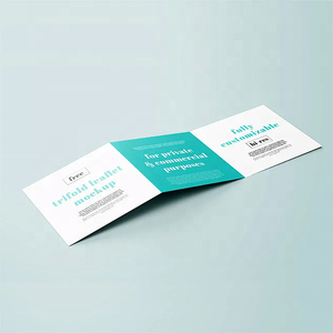 <span class=keywords><strong>Service</strong></span> d'<span class=keywords><strong>impression</strong></span> personnalisé de dépliants promotionnels à 3 volets en papier offset et carton, conception gratuite, brochures et livrets couleur - Product Image 4