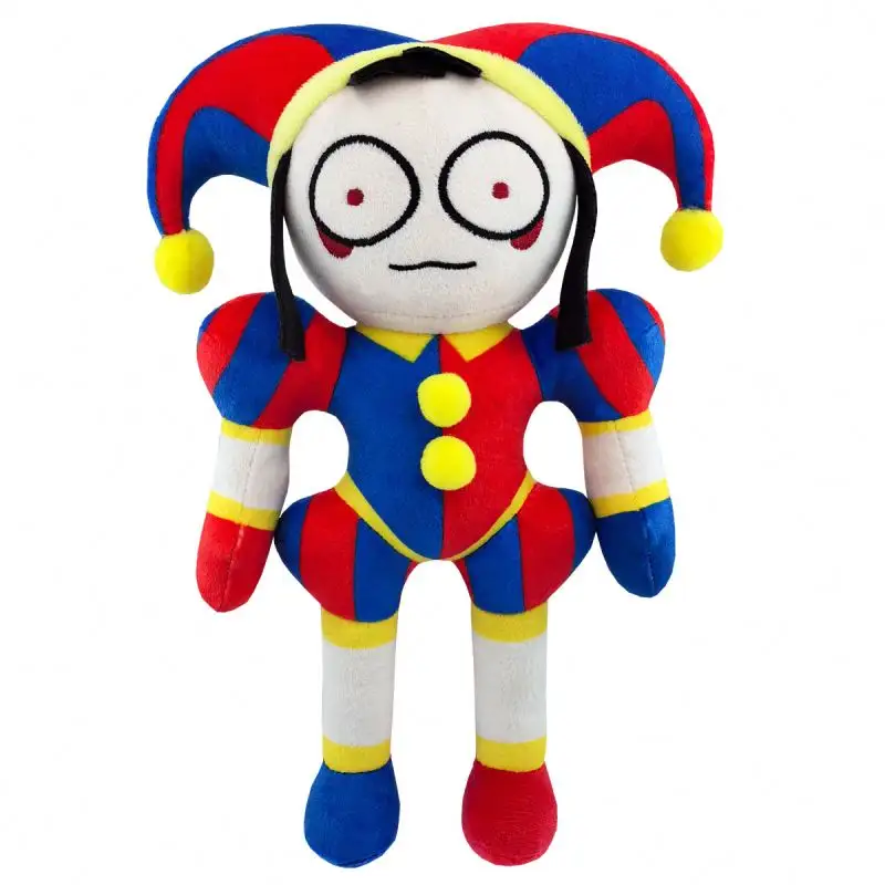 JM 2024 Hot Sale The Amazing Digital Circus Plush Toy Stuffed Jester Palmny Doll for Christmas Gift