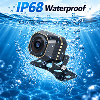 Caméra de recul de voiture Diamond 4K, vision nocturne 3D, étanche IP68, caméra fisheye AHD 1080p, caméra de recul
