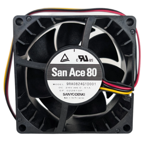 산에이스 9RA0824G1D001 <span class=keywords><strong>DC</strong></span> 14V 산요 브러시리스 배기 축류 팬 산업용 환풍기 OEM ODM 볼 베어링 알루미늄 - Product Image 1