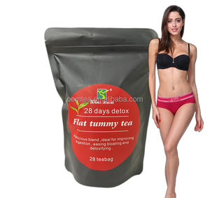 Vente en gros meilleur thé ventre plat naturel rapide fort perdre du poids thé amincissant brûlure ventre 28 jours détox au moringa - Product Image 3