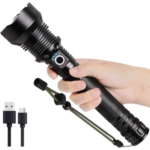 Cắm Trại Siêu Sáng XHP70.2 Zoom Ngọn Đuốc Cao Lumens Mạnh Mẽ Nhất Cầm Tay Có Thể Sạc Lại Chiến Thuật P70 LED Đèn Pin - Product Image 1