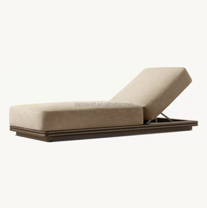 Sassanid Muebles de aluminio para exteriores Contemporáneo Hecho a mano <span class=keywords><strong>Bondi</strong></span> Aluminio Chaise - Product Image 2