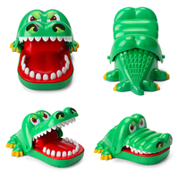 Jeu de dents d'alligator, jouets créatifs, anti-Stress, Fidget, chien, mordant les doigts, jeu de dentiste, jouets amusants