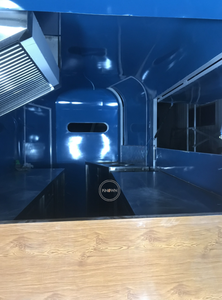 Remorque alimentaire de camping-car à double essieu certifiée CE, personnalisée, en aluminium et acier inoxydable, pour la vente de glaces et de frites - Product Image 2