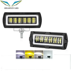 Hearxin 6Led Light Bar Led Work Light 32W Led Driving Fog Lamp para carro 4x4 ATV SUV Boat Truck Acessórios