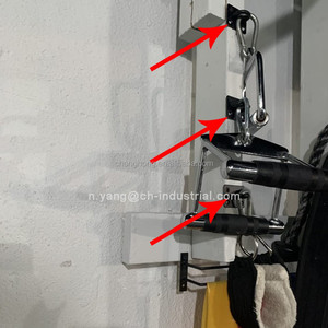 헤비 듀티 벽걸이 링 후크 해양 교수형 하드웨어 스테이플 U 후크 루프 스테인레스 스틸 천장 후크 패드 아이 플레이트 - Product Image 5