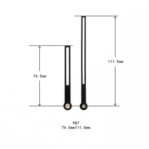 Aiguilles de mécanisme d'<span class=keywords><strong>horloge</strong></span> de 110 mm pour <span class=keywords><strong>horloge</strong></span> murale - Product Image 2