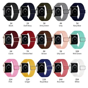 Correa CAOWTAN para <span class=keywords><strong>Apple</strong></span> <span class=keywords><strong>Watch</strong></span> Band 44mm 40 38 42 49 45 41mm pulsera de cinturón de nailon para IWatch Serie 9 8 3 5 <span class=keywords><strong>SE</strong></span> <span class=keywords><strong>6</strong></span> 7 Ultra 2 Correas - Product Image 3