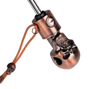 ร่มพับ 3 ตอน ลายหัวกะโหลก พิมพ์โลโก้ได้ตามสั่ง คุณภาพพรีเมียม สำหรับของขวัญทางธุรกิจ ป้องกันรังสียูวี UPF50+ ขนาด 21 นิ้ว อัตโนมัติ กันลม เหมาะสำหรับการเดินทาง - Product Image 6