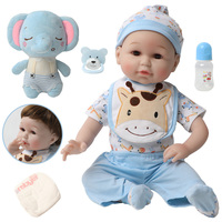 Poupée bébé réaliste de 56 cm, poupée garçon, poupée en silicone réaliste, poupée bébé nouveau-né, jouet réaliste pour enfants