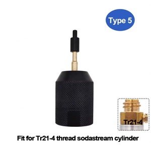 Adaptador de Carga para Recarga de CO2 para Taladro Neumático, Rosca G1/2, Aleación de Aluminio Negra, Modelo CQJT-TR21-4, Compatible con OEM - Product Image 6