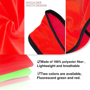 Maglie da Allenamento per Squadre di Calcio, Gilet Traspiranti ad Asciugatura Rapida in Rete con Colori ad Alta Visibilità per Partite di Allenamento - Product Image 2