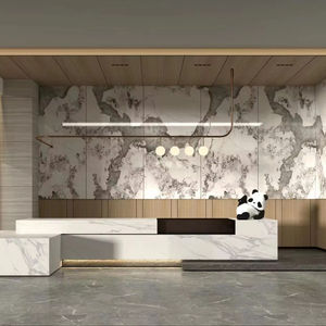 3200x1600mmx9mm 12mm Carreaux <span class=keywords><strong>de</strong></span> sol en porcelaine frittée Dalle aspect marbre émaillé avec design moderne Texture <span class=keywords><strong>de</strong></span> livre assortie pour murs - Product Image 2