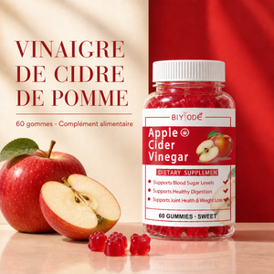 BIYODE Tres Populaire Gommes De Vinaigre De <strong>Cidre</strong> De Pomme Compl&eacute;ment De Bien-etre En Stock Faible MOQ Vente En Gros D'Usine - Product Image 4
